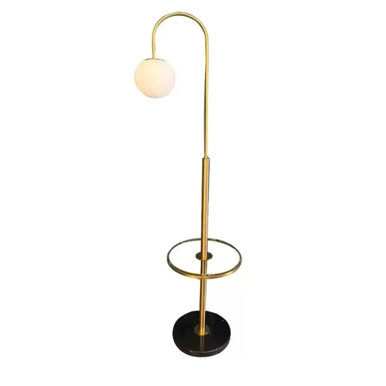 Lampadar Rodney 1x E27 Alb Auriu (4)
