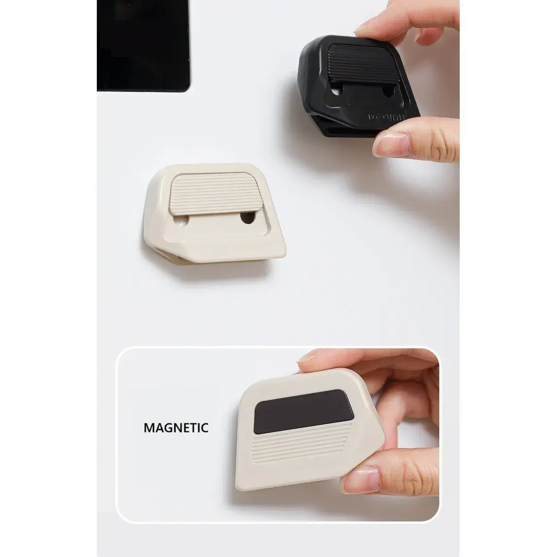 Cutter Portabil, din ABS, Magnetic, Lama Ceramica, Autoretractabila, Universal, Negru (4)