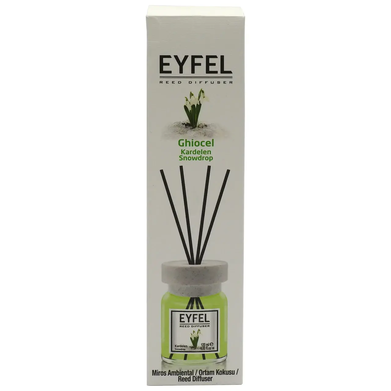 Odorizant Camera cu Difuzor, Eyfel, 120 ml Ghiocel