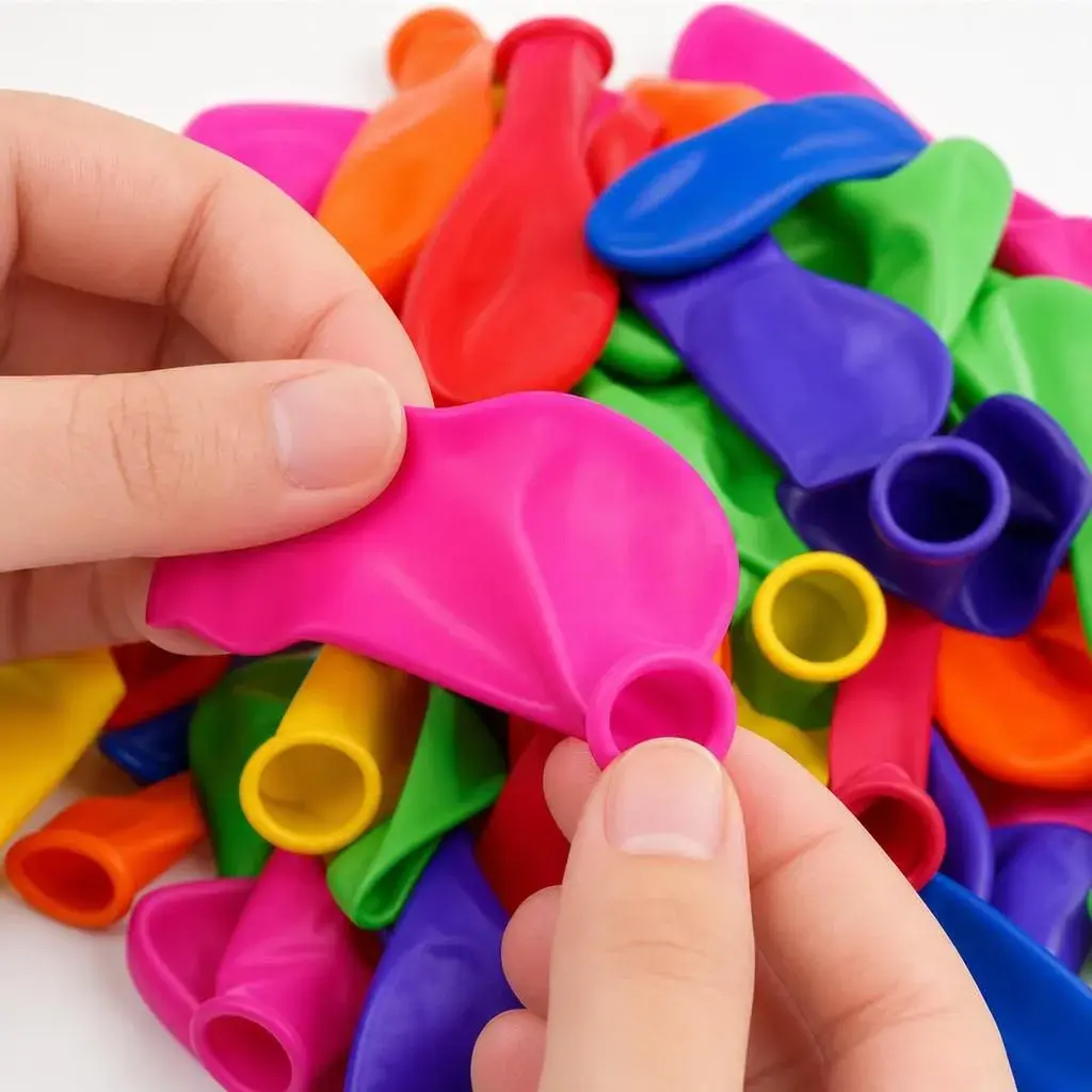 Set Baloane pentru Apa, Set 100 Bucati, Design Practic si Material Rezistent, Distractie in Aer Liber, Joaca Activa si Racorire in Zilele de Vara, Ideal pentru Copii, Curte, Plaja, Piscina si Jocuri de Vara, Dimensiuni 5CM (3)
