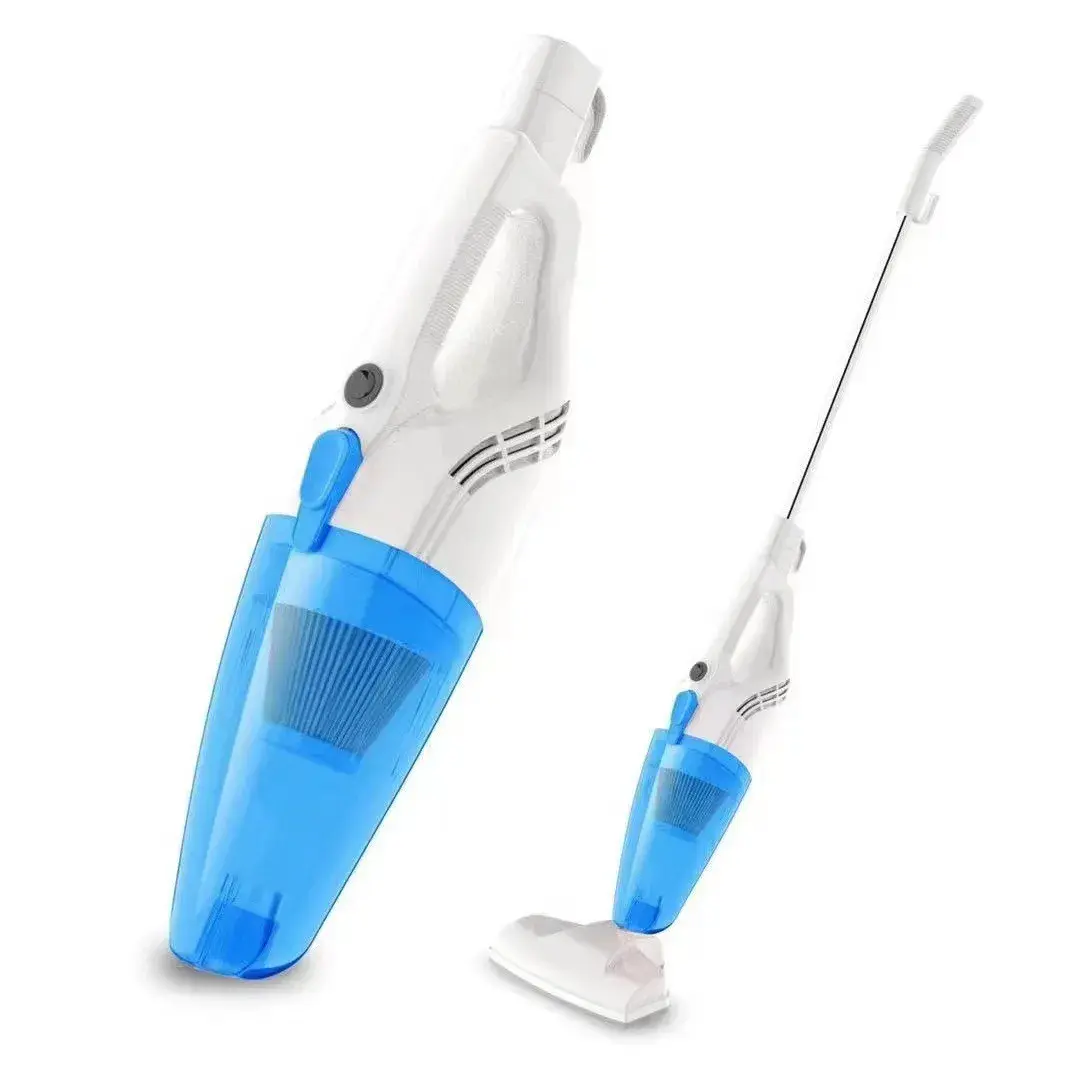 Aspirator Vertical 2in1, Fara Sac, 2 Capete, de Mana, Filtrare Multipla, 95 x 24.5 cm, Albastru