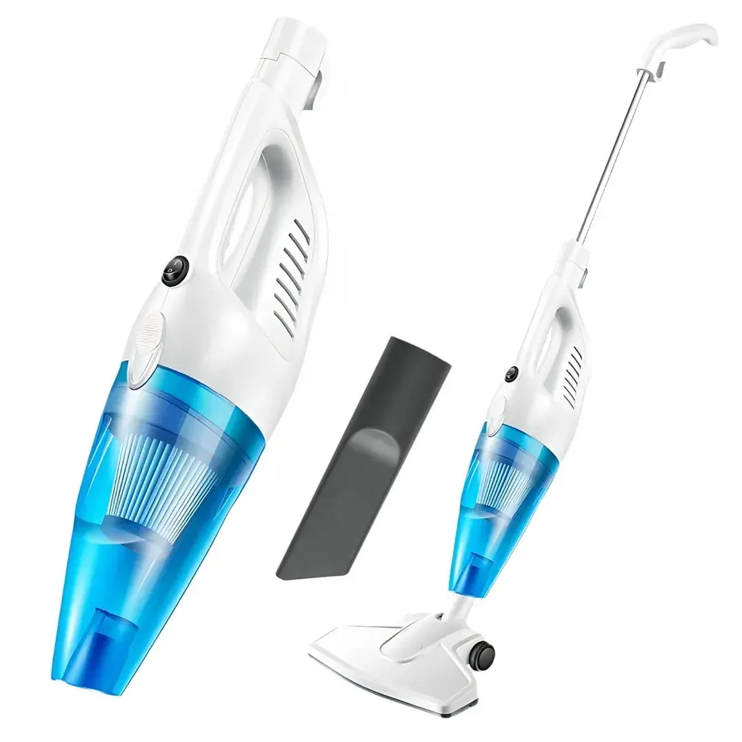 Aspirator Vertical 2in1, Fara Sac, 2 Capete, de Mana, Filtrare Multipla, 95 x 24.5 cm, Albastru (4)