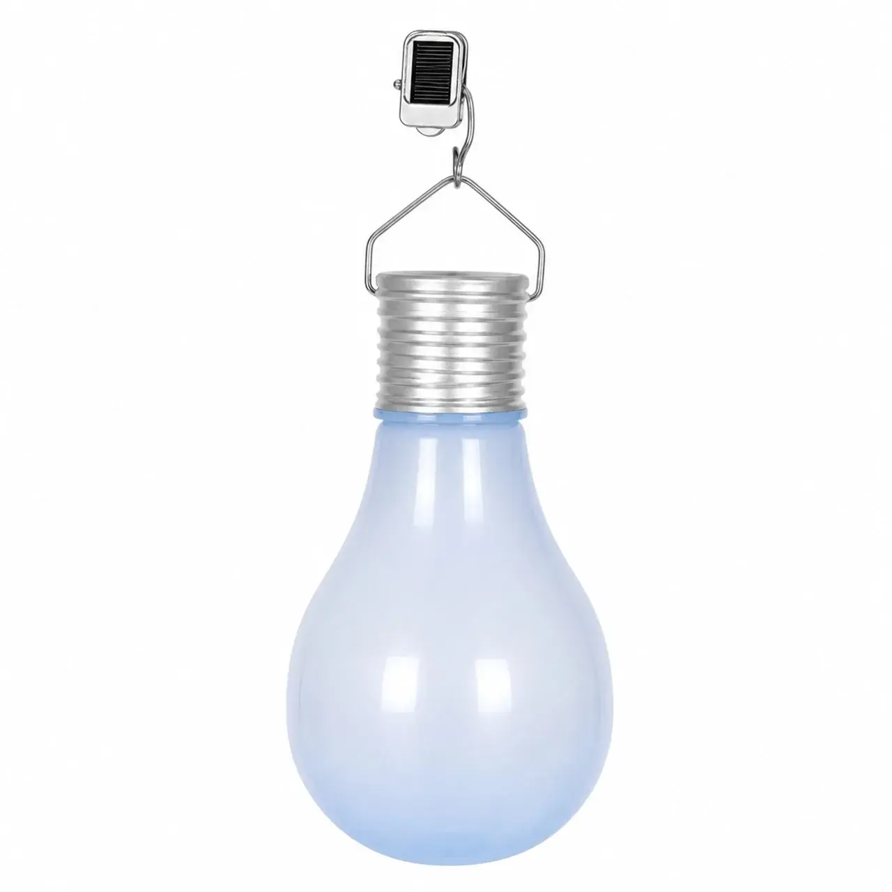 Lampa Solara pentru Gazon, Model Bec Decorativ, Alimentare Solara, Iluminare pentru Exterior, pentru Gradina, Curte si Terasa, Lumina Colorata