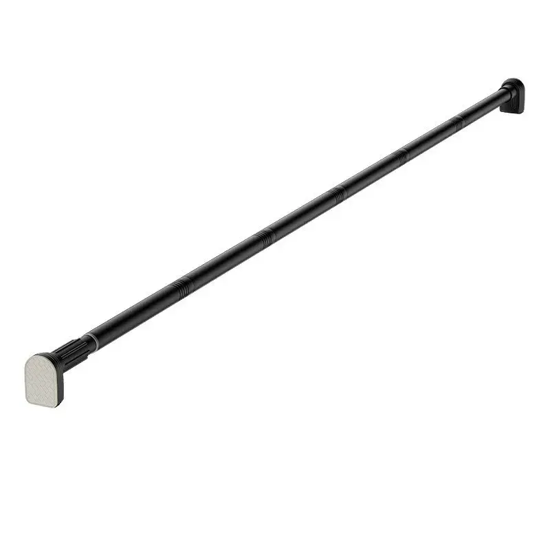 Bara Telescopica Multifunctionala, din Otel Inoxidabil si ABS, Utilizare Universala, Extensie 220 - 240 cm, Fara Perforare Perete, Negru