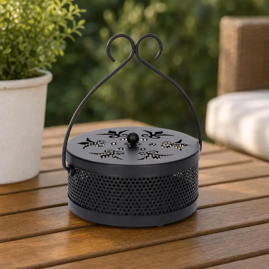 Suport pentru Spirala Anti-Tantari, Model Practic pentru Utilizare Zilnica, Design Practic si Material Rezistent, Protectie Impotriva Insectelor, Utilizare Practica si Confort Sporit, Ideal pentru Casa, Terasa, Curte, Camping si Seri de Vara (7)