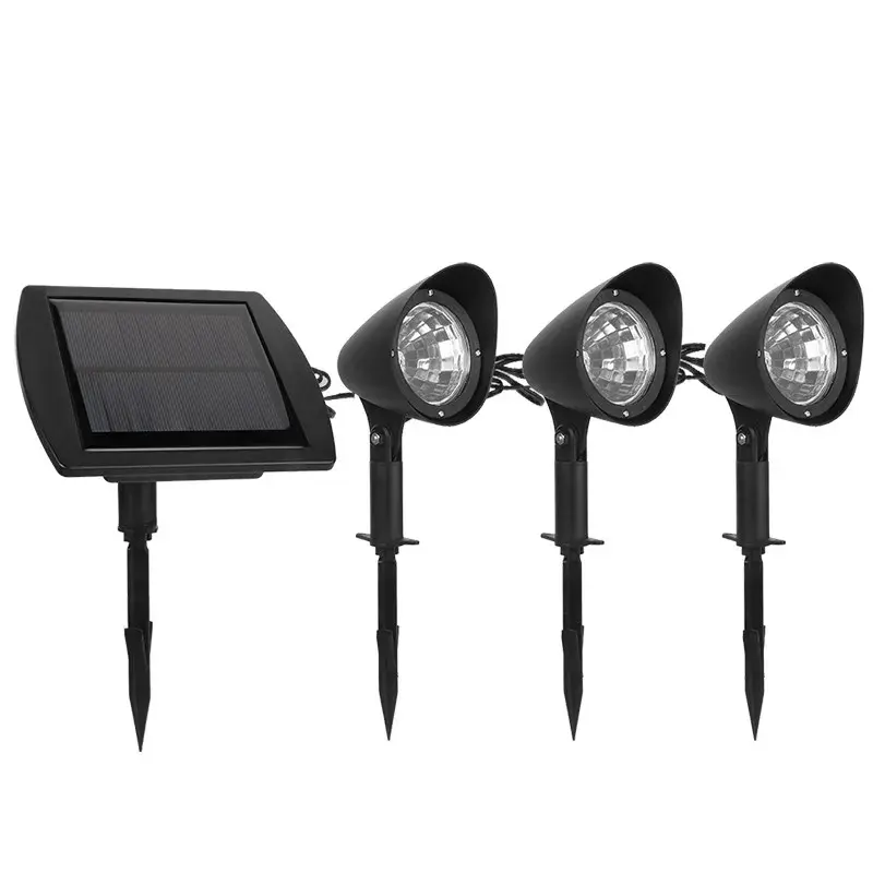Lampa solara de tip decoratiune pentru gradina, model 3 felinare, alb rece (2)