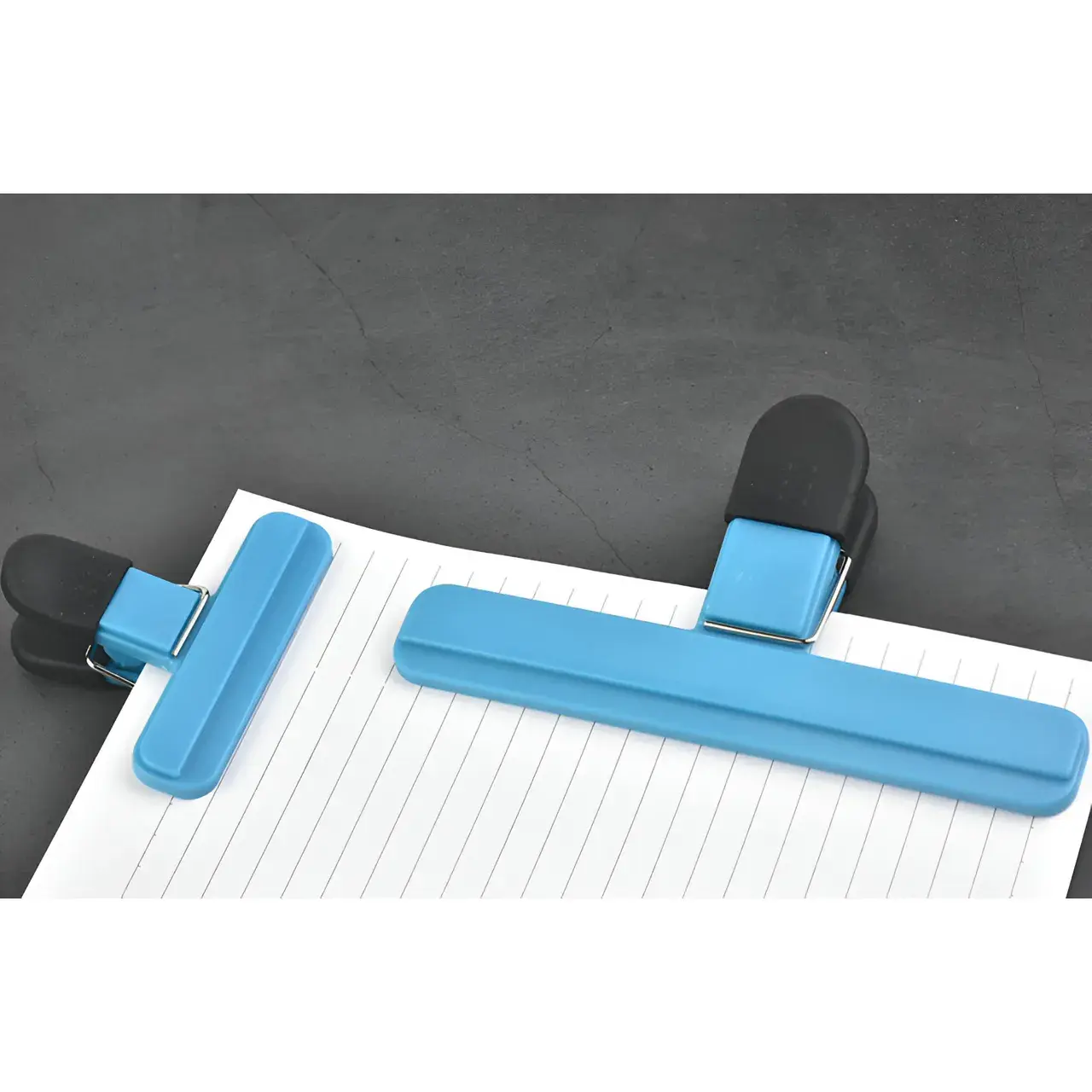 Cleste Multifunctional pentru Sigilarea Pungilor, din Plastic, Mentine Alimentele Proaspete, 7x6.5 cm, Albastru (2)