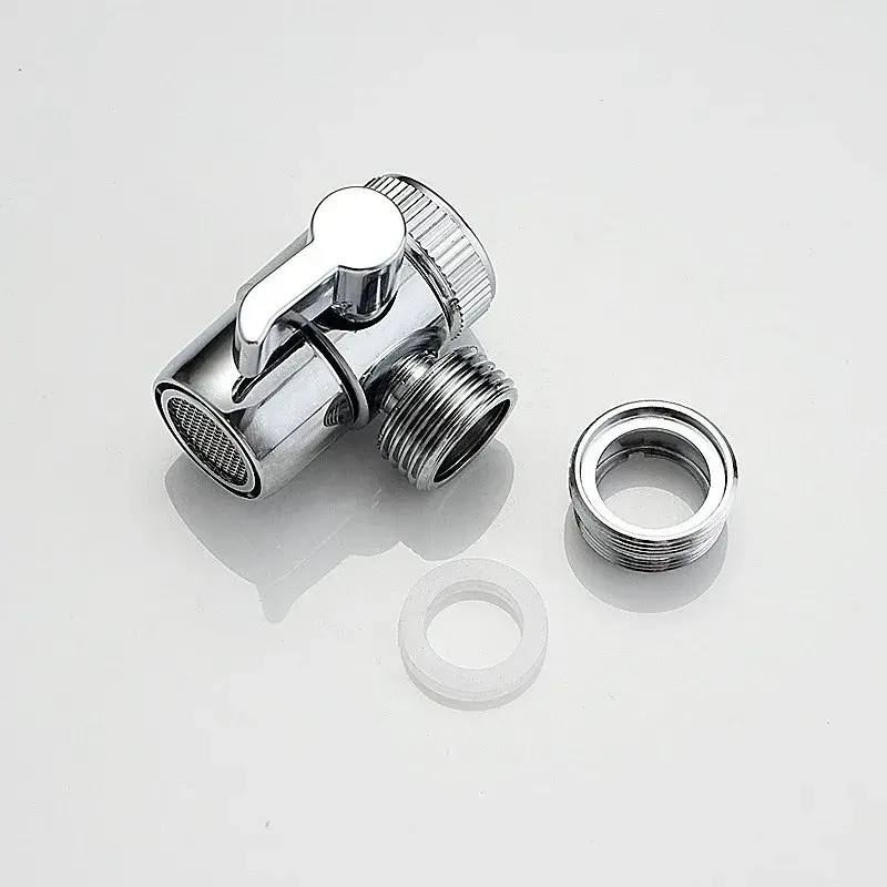 Set Extensie de Dus, pentru Baterie Baie sau Bucatarie, 4 Piese, Filtru de Ioni Negativi, Furtun Flexibil de 1.5 Metri, Argintiu (2)