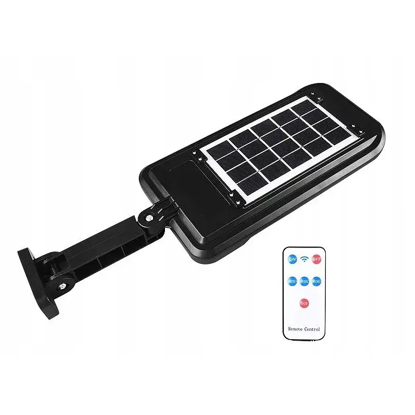 Lampa Solara De Exterior LED, 36 cm x 11.5 cm, kit montare inclus, 2880 Lumeni 120 COB LED 24 W - echivalent 192 W bec incadescent, IP65, Senzor de Miscare, 3 moduri de iluminare, Senzor de Lumina, 10 Grile, Alb Rece (6)