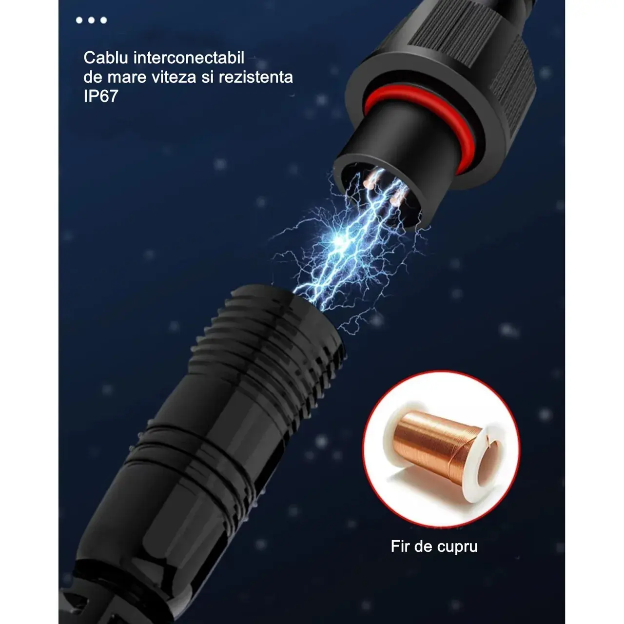 Set 2 proiectoare LED cu Panou Solar, Telecomanda, Waterproof, 200 LED-uri incorporate, 65W, 24x18 cm, IP67, Design Modern, Negru (7)