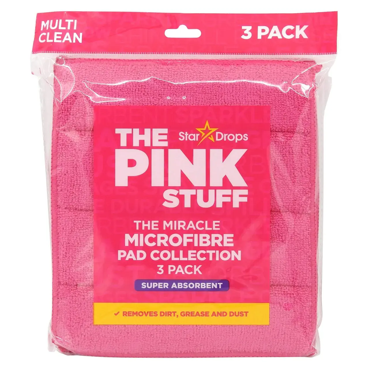 The Pink Stuff Laveta Super Absorbanta 3 buc