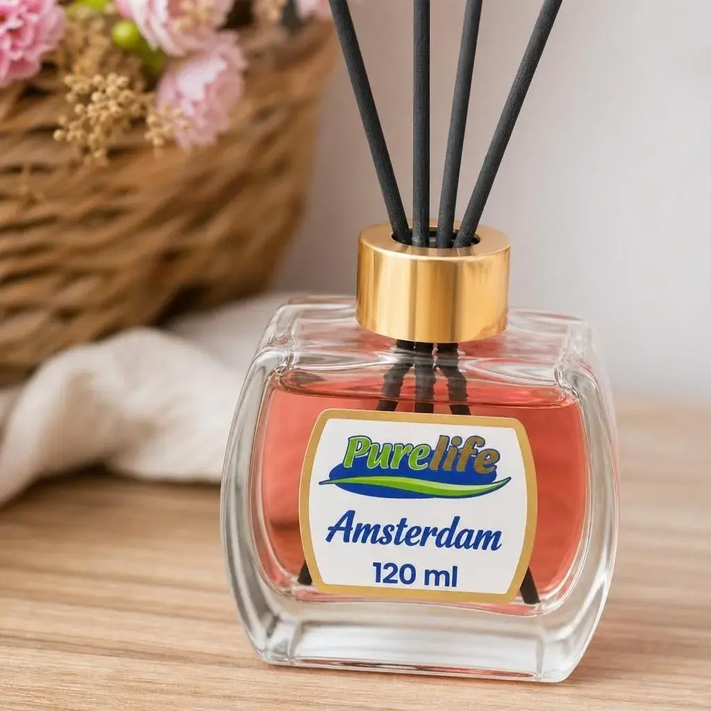 Odorizant Camera cu Difuzor, Pure Life, 120 ml, Colectia Amsterdam (3)