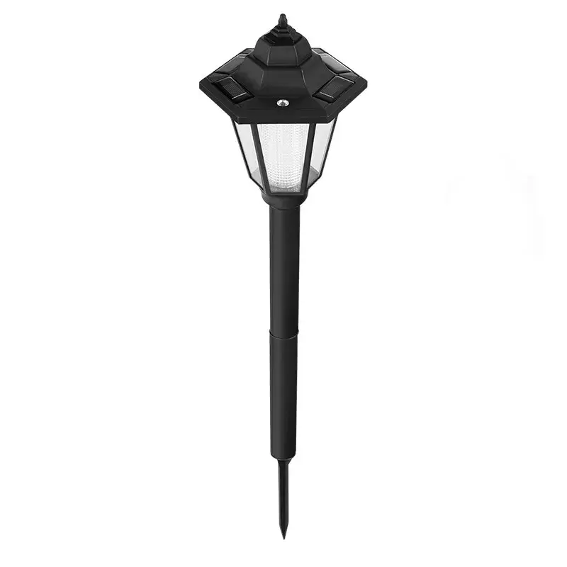 Lampa solara hexagonala de gradina, Alb Cald (2)