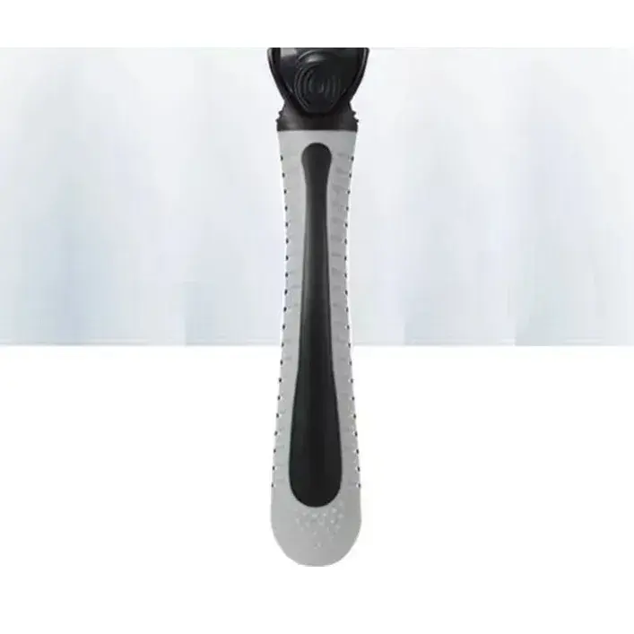 Aparat de Ras Manual, din Otel Inoxidabil, Suport Lama + Capete de Schimb Incluse, Cutie pentru Lame, Negru (2)