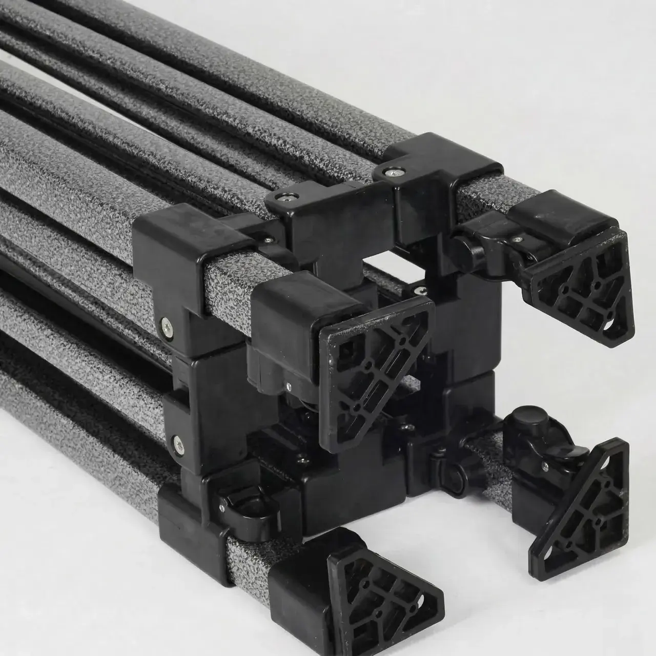 Cort Pavilion 3x3m, Cadru Metal Pliabil Ranforsat, Acoperis 420D 280gram/mg PVC Polyester Oxford pentru Curte, Gradina, Evenimente, Albastru (5)