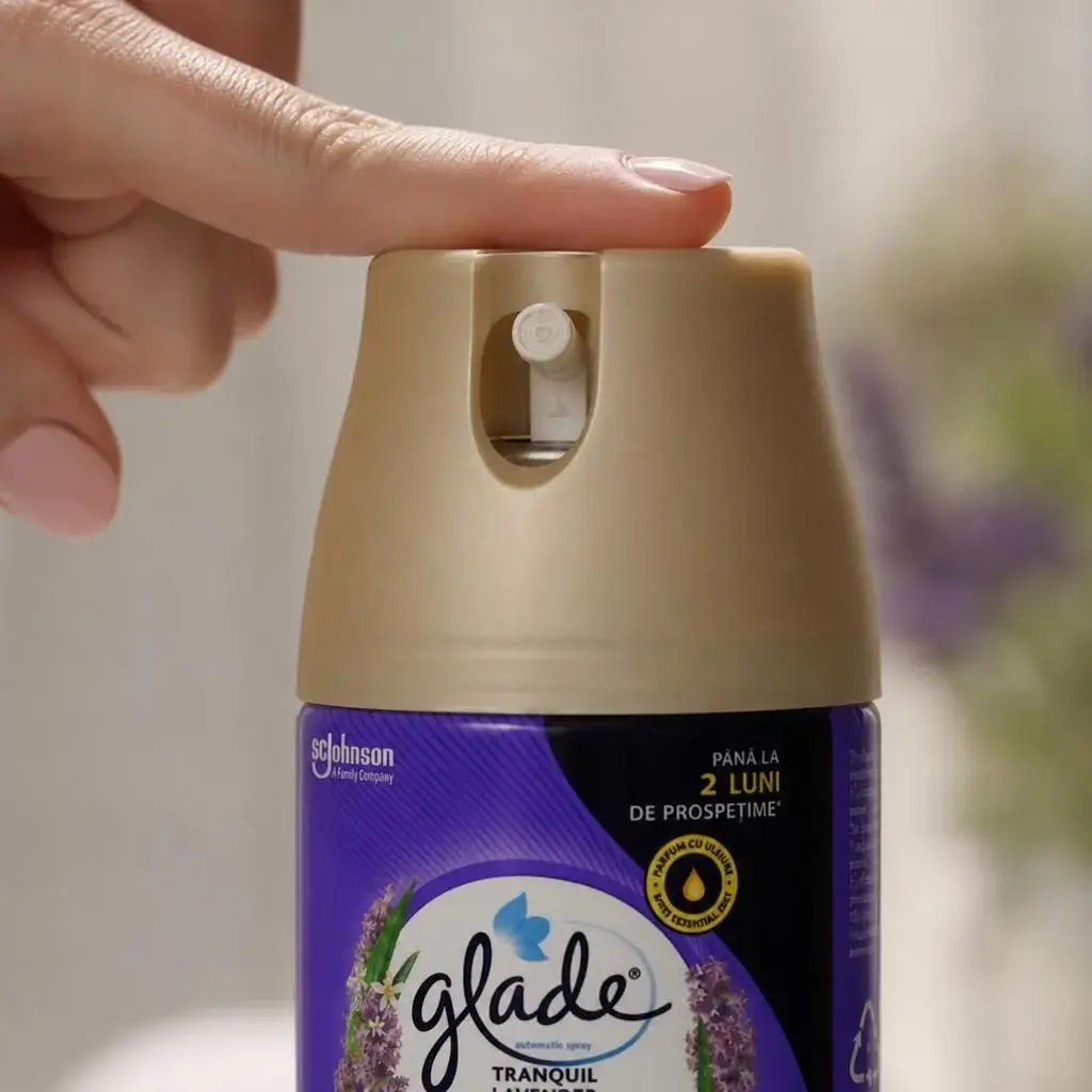 Odorizant pentru Camera, Glade, pentru Spray Automat, Rezerva 269 ml, Aroma Lavanda &Aloe (3)