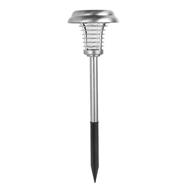 Lampa solara tip torta, anti-insecte, tantari, UV, LED, 1.2V, IP65, 1 LED, material ABS, 48 x 14 cm, gri (2)