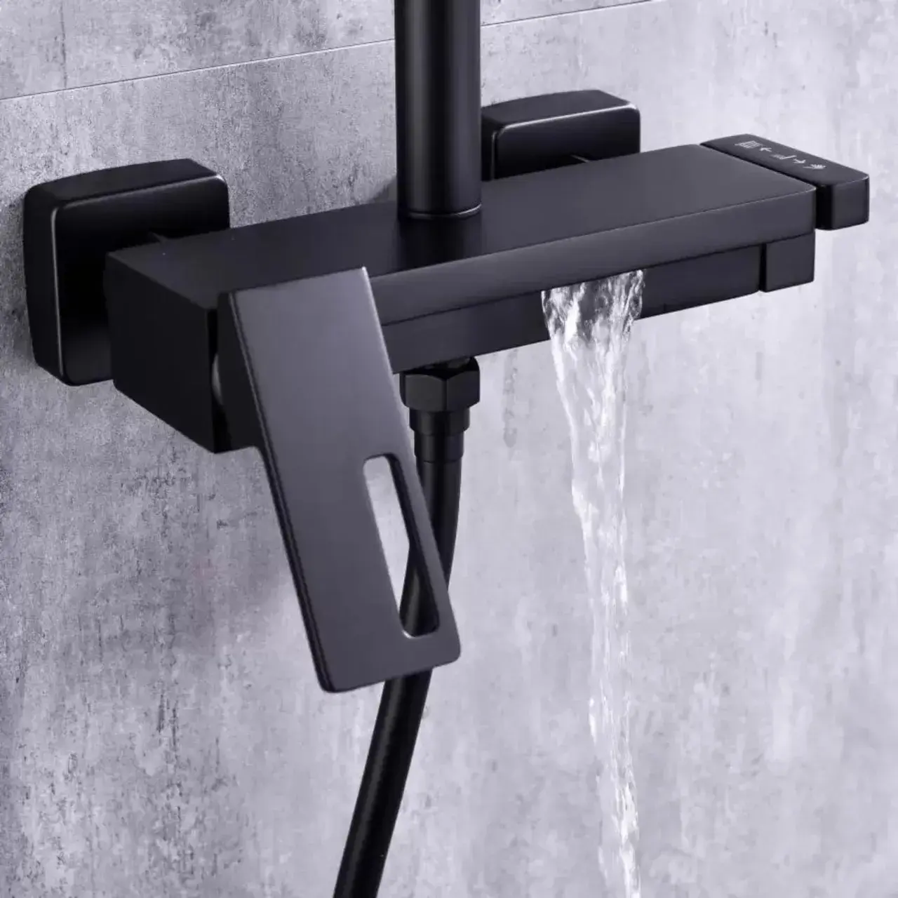 Coloana Dus, Alama Sanitara, Negru, 9810H (3)