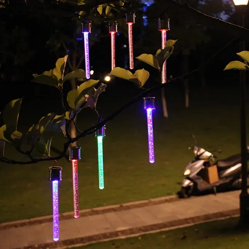 Lampa solara de tip decoratiune pentru gradina, model turture, Lumina Multicolora