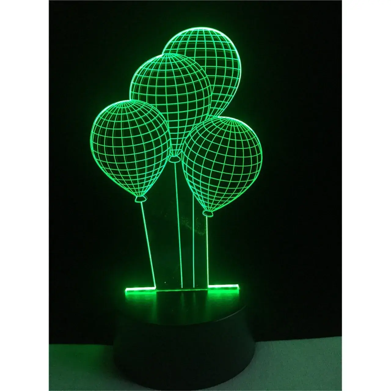 Lampa de Veghe cu Baterii/USB 3D Model Baloane Multicolor (8)