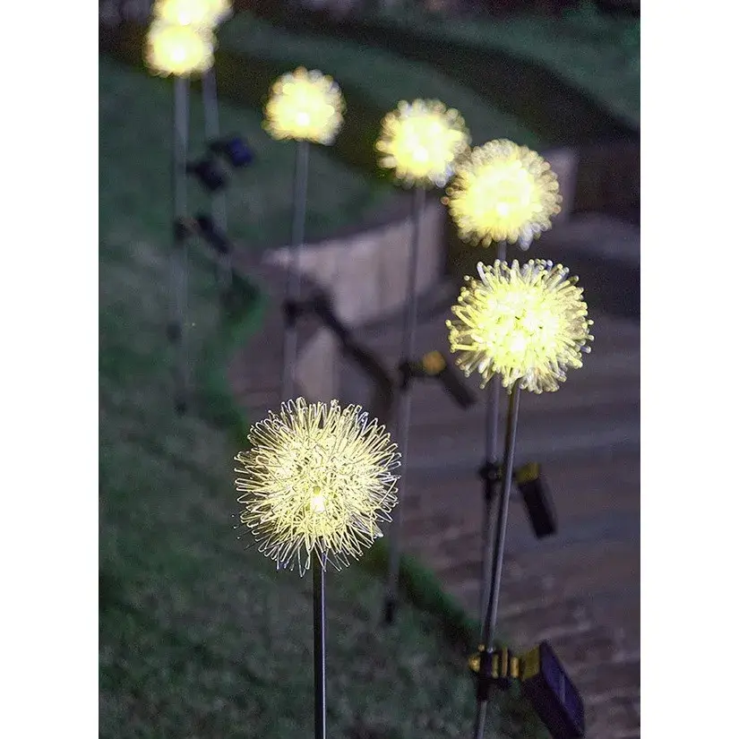 Lampa solara sub forma de Papadie, alb cald (6)