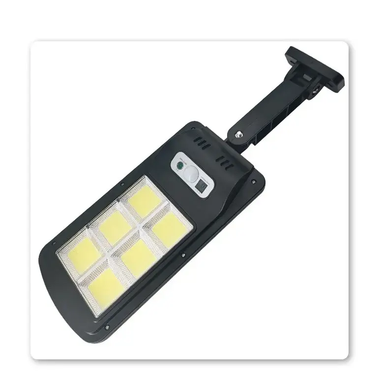 Lampa Solara De Exterior LED, 36 cm x 11.5 cm, 2880 Lumeni 120 COB LED 24 W - echivalent 192 W bec incadescent, IP65, Senzor de Miscare, Senzor de Lumina, 6 Grile, Alb Rece (3)