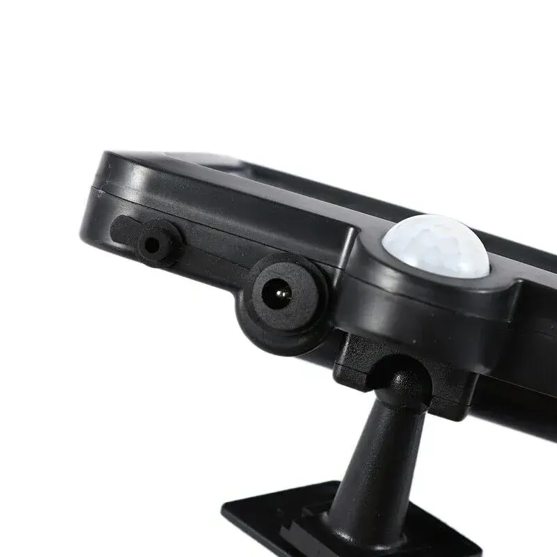 Lampa solara cu senzor de miscare, 108 COB LED, 2 grile, ip65, negru (4)