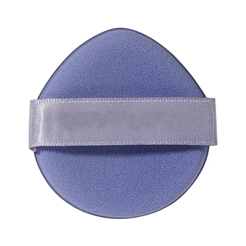 Burete de Machiaj Triunghi, Reutilizabili, Utilizare Umeda sau Uscata, 5.5 x 5.5 x 0.9 cm, Powder Puff, Mov