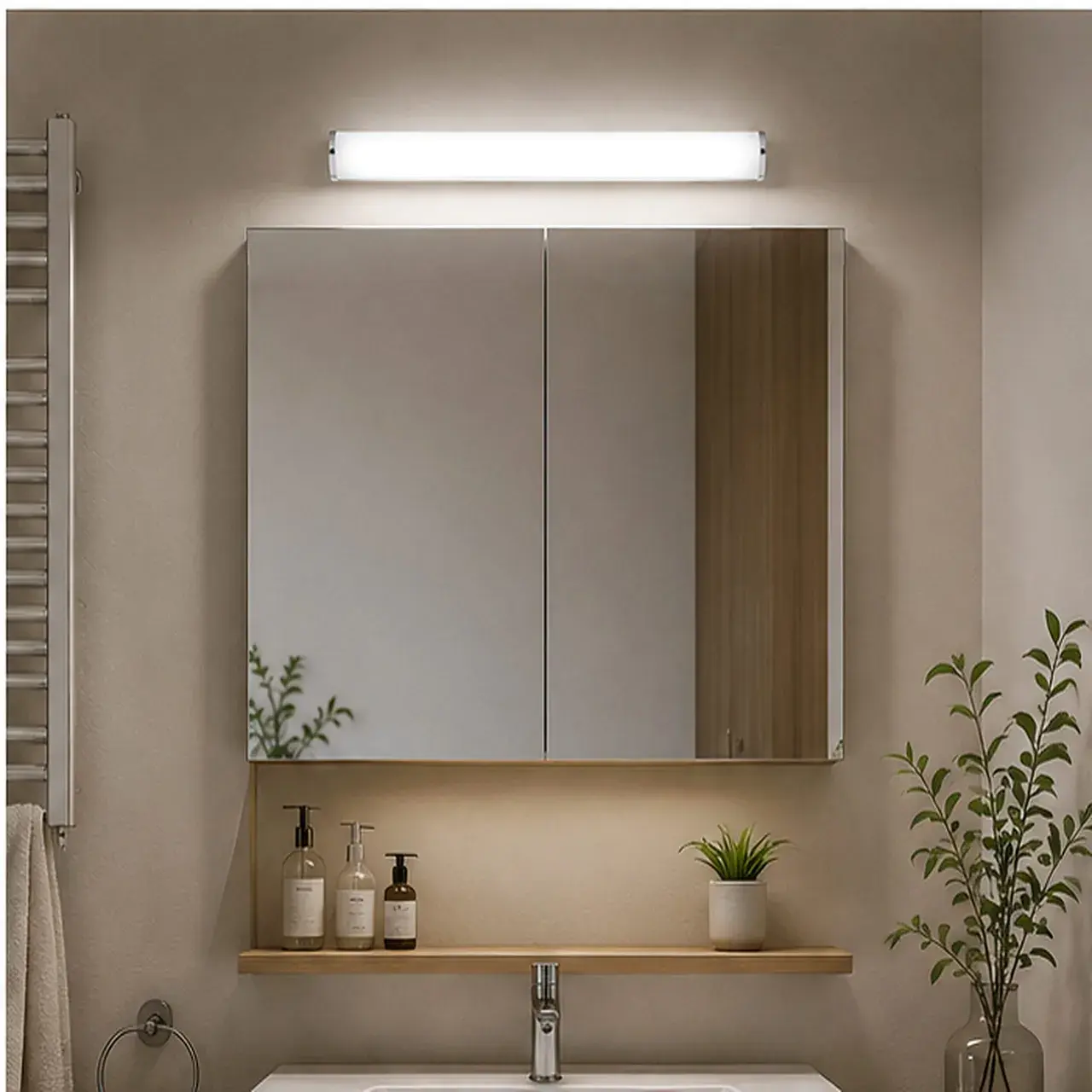 Corp LED Baie Evia 15W 6400K 60cm IP44 Alb (3)