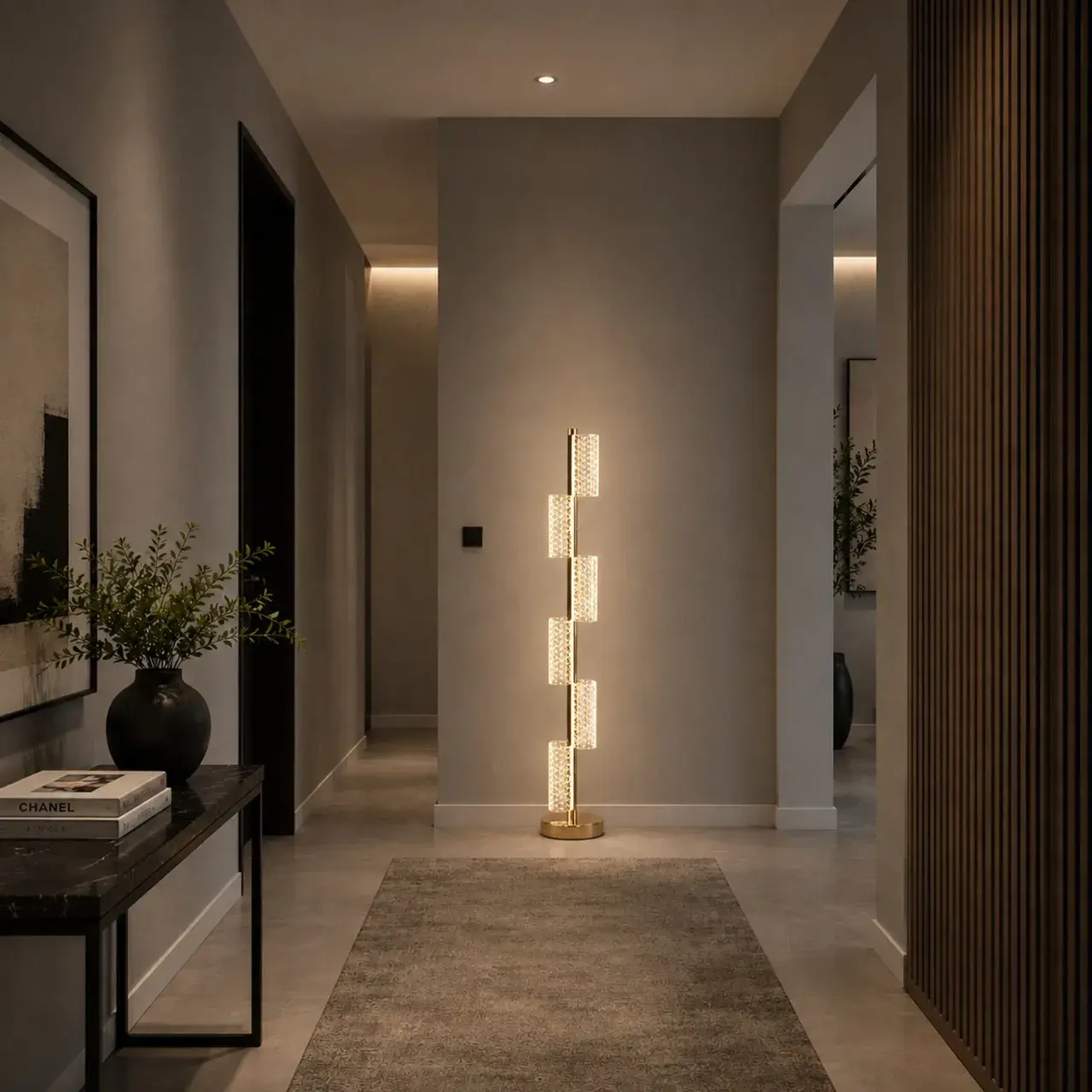 Lampadar LED 40W Modern Austin 125Cm 3000/4000/6000K Auriu (3)