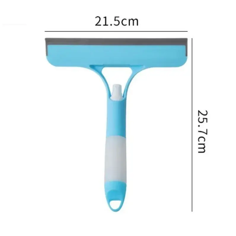 Racleta de Curatare 3 in 1, Multifunctional, Pentru Casa si Masina, Pulverizator de Spray, Racleta din Silicon si Burete, 21.5 x 25.7 cm (17)