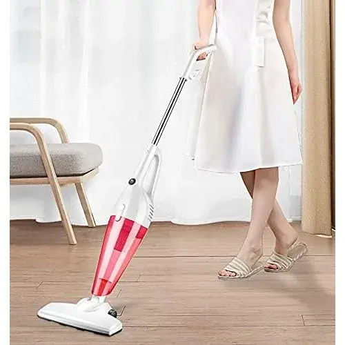 Aspirator Vertical 2in1, Fara Sac, 2 Capete, de Mana, Filtrare Multipla, 95 x 24.5 cm, Rosu (4)