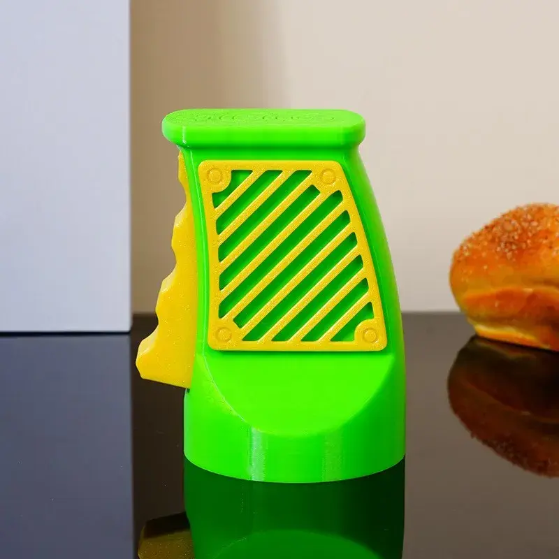 Desfacator Doze, din ABS, 10.7 x 8 cm, Manual, Galben/Verde (3)