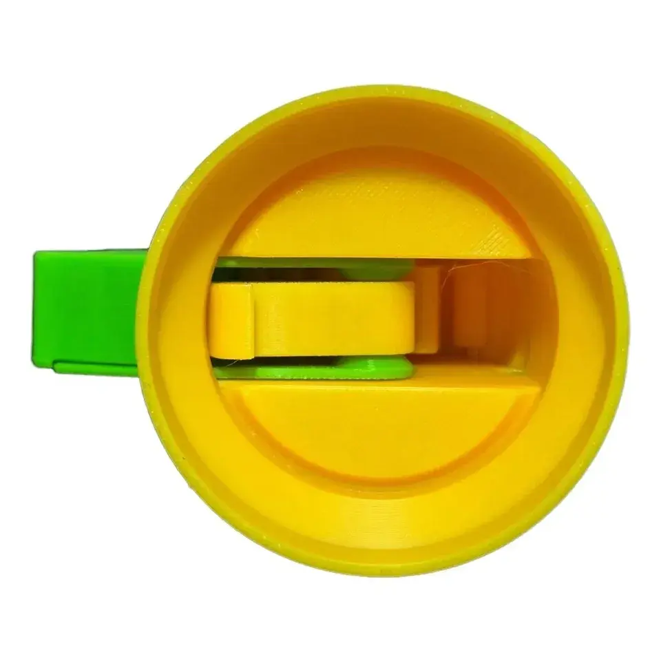 Desfacator Doze, din ABS, 10.7 x 8 cm, Manual, Galben/Verde (5)