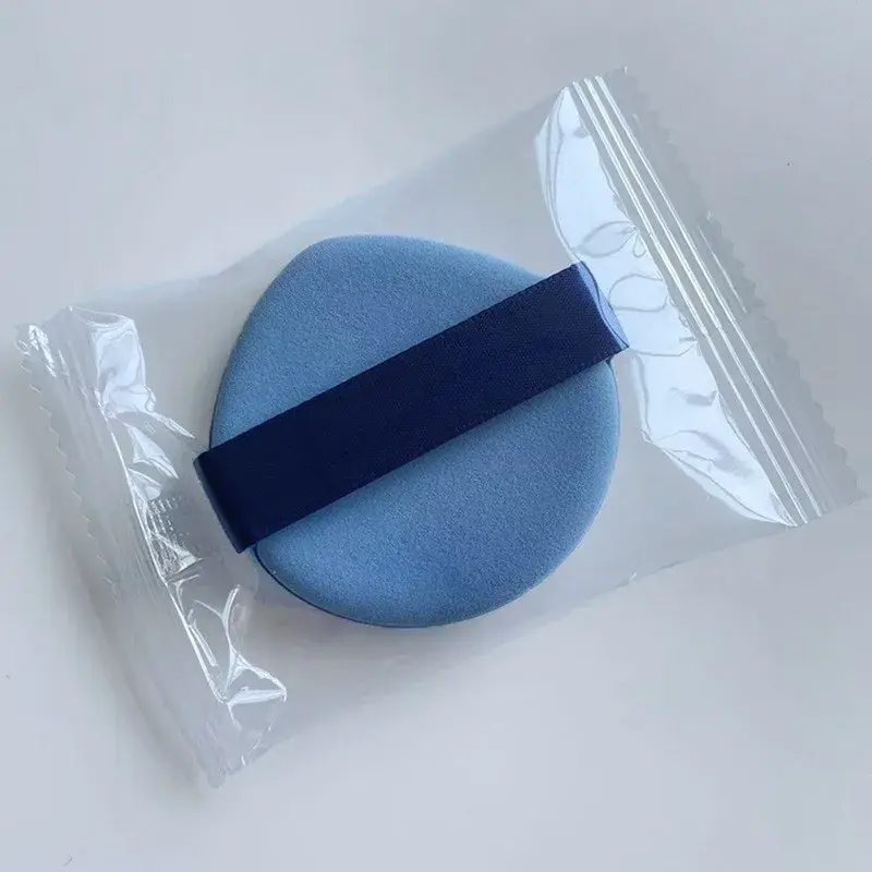 Burete de Machiaj Triunghi, Reutilizabili, Utilizare Umeda sau Uscata, 5.5 x 5.5 x 0.9 cm, Powder Puff, Albastru (5)