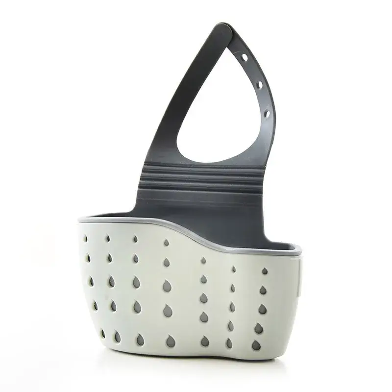 Suport Scurgere pentru Burete si Laveta de Vase Bucatarie, Curea Reglabila, Plastic Flexibil, 15x 5x