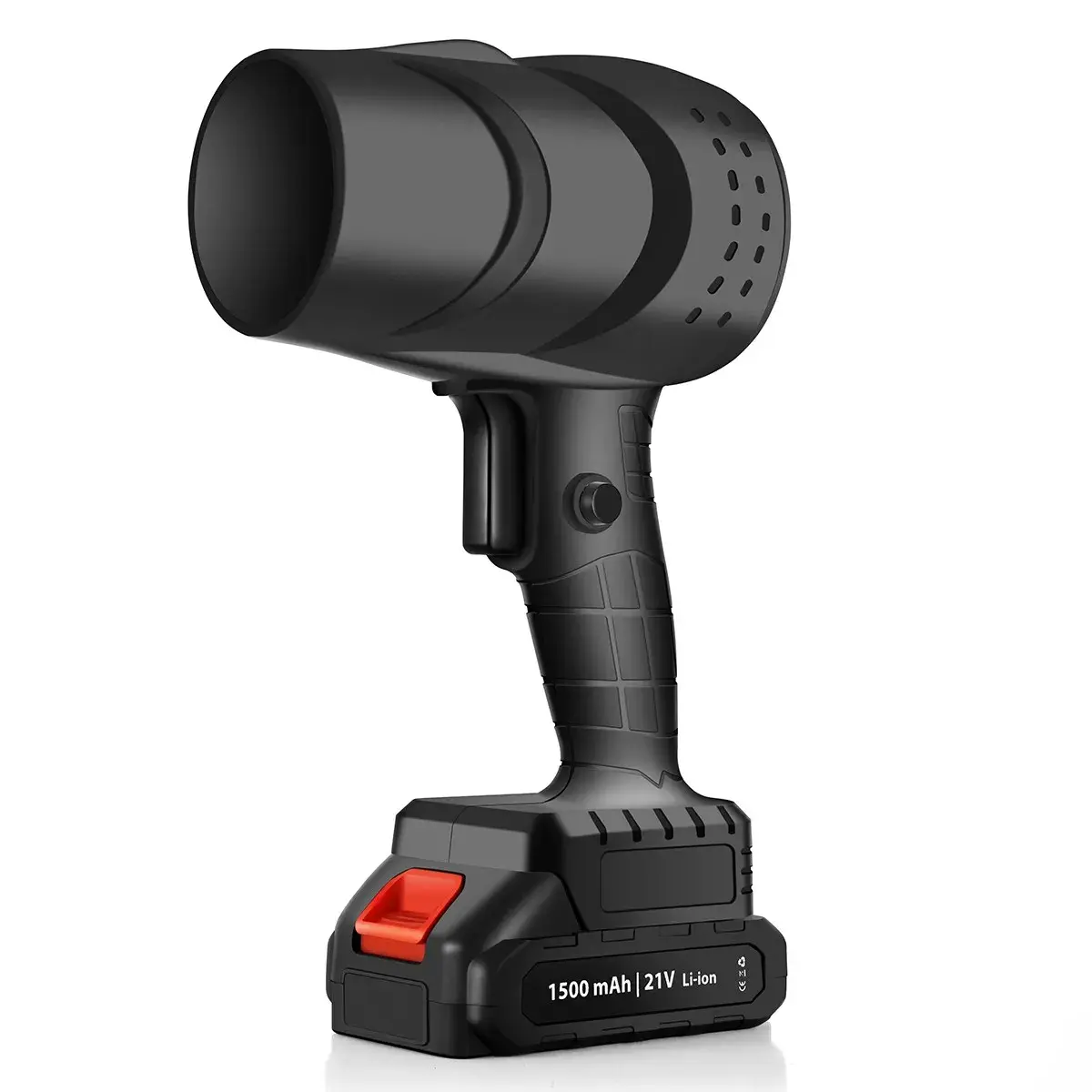 Suflanta de Aer Multifunctionala Portabila, Incarcare Auto, pentru Gratar, Masina, Indepartare Frunze si Praf, 1500 mAh, Viteta de Rotatie 25000 RPM, 2 Baterii de Li si Incarcator, Negru