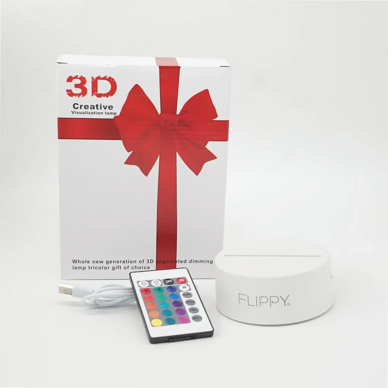 Lampa LED decorativa, 3D, Meduza, din material acril si lumina multicolora, alb (7)