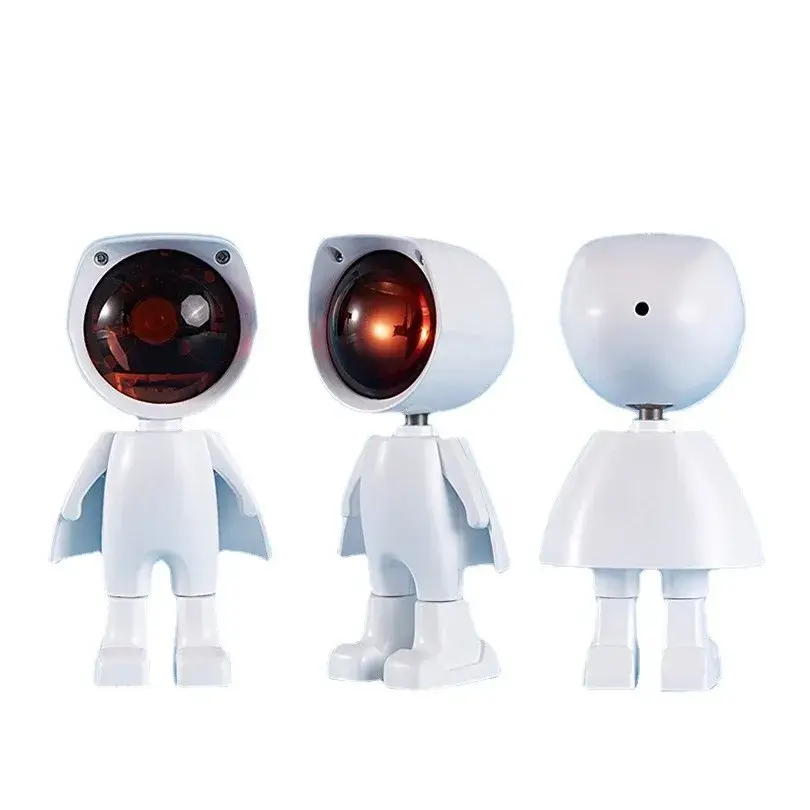 Lampa led cu proiectie apus de soare robotel cu cap magnetic, inaltime 13 cm, pentru dormitor, camera zi, conectare pe USB, rotire 360 grade