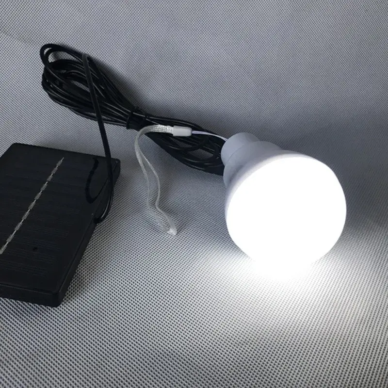 Bec portabil cu panou solar, pentru camping, utilizare exterior/interior, 3.6V, 400 mAh, 6.2 x 10 cm, alb rece (3)