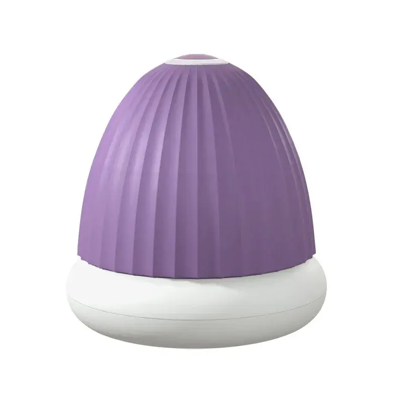 Aparat de Scame 2 in 1, Curatare Haine si Lampa de Veghe, 3 Trepte, Incarcare Tip C, 4 W, 9 x 10 cm, Mov