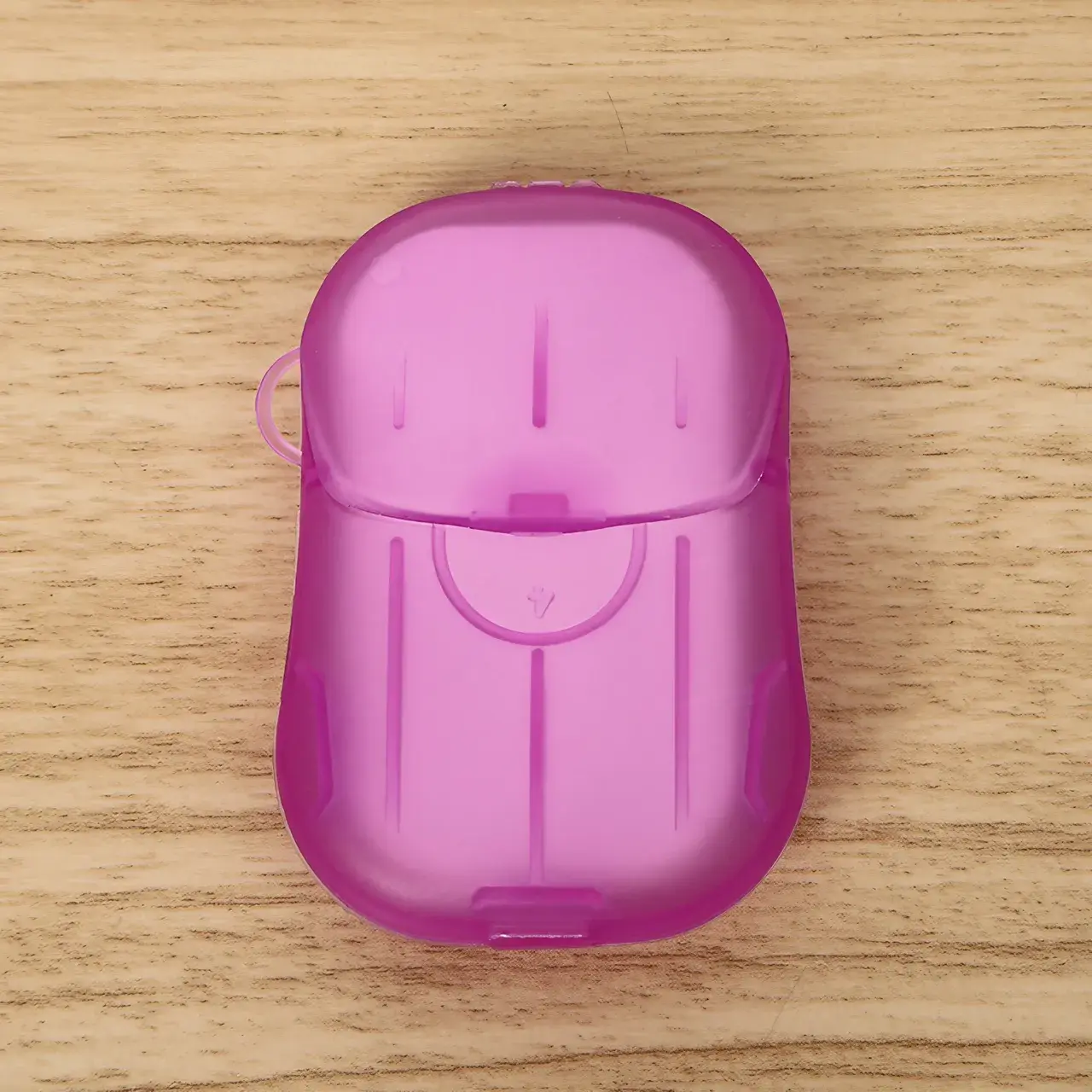 Mini Cutie de Sapun din Hartie, de Unica Folosinta, Portabila, Potrivit pentru Calatorii, 20 buc, Roz (3)