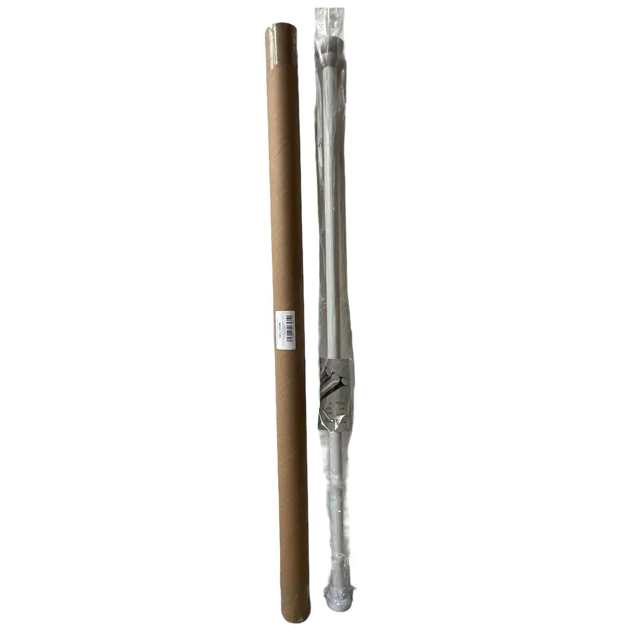 Bara Telescopica Multifunctionala, din Otel Inoxidabil, Utilizare Universala, Retractabila 107 - 195 cm, Fara Perforare Perete, Alb (2)