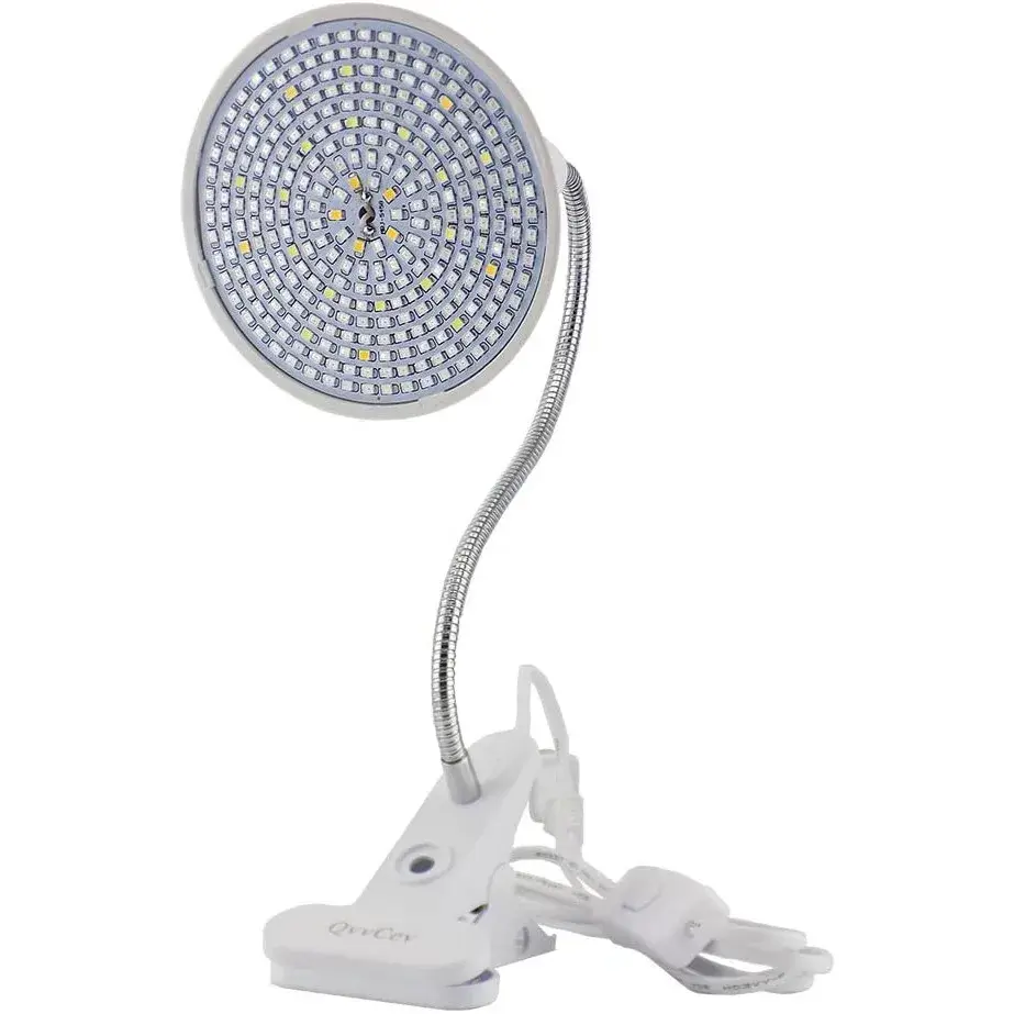 Lampa pentru cresterea plantelor de interior, nu emana caldura, 290 leduri, 2 culori, prindere cu clips, 46x11.5x9.2 cm (3)