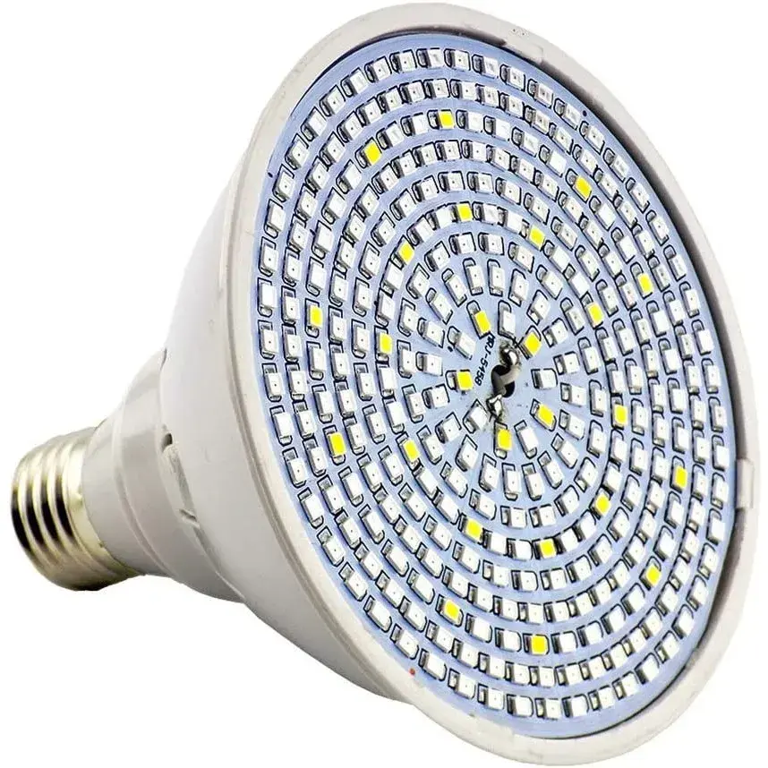 Lampa pentru cresterea plantelor de interior, nu emana caldura, 290 leduri, 2 culori, prindere cu clips, 46x11.5x9.2 cm (4)