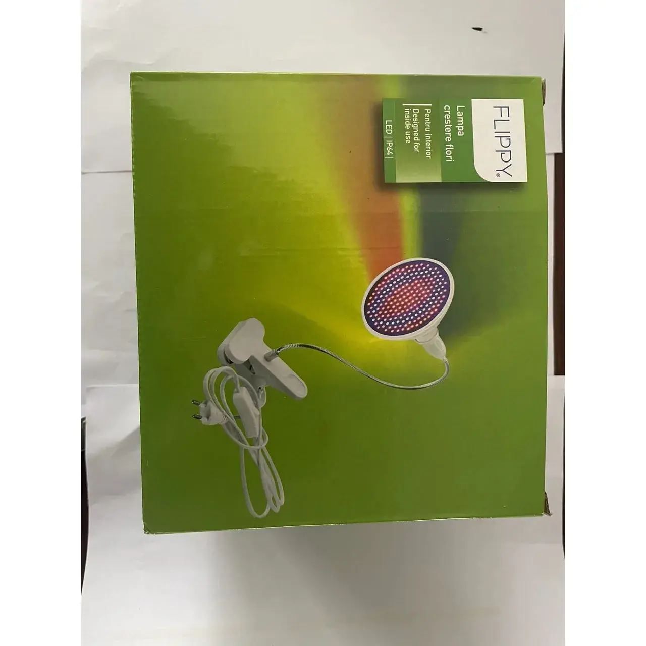 Lampa pentru cresterea plantelor de interior, nu emana caldura, 290 leduri, 2 culori, prindere cu clips, 46x11.5x9.2 cm (7)