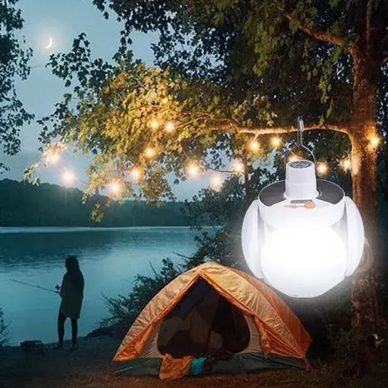 Lampa solara cu 25 LED-uri, pliabila, prindere carlig cu 5 moduri de iluminare (6)