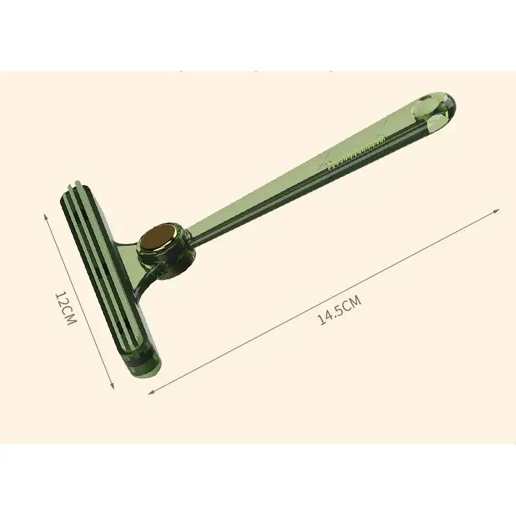 Perie de Indepartare a Scamelor, pentru Haine si Par de Animale, cu Doua Fete, Manual, Multifunctional, 12x14.5 cm, Accesoriu pentru Casa, Verde (3)