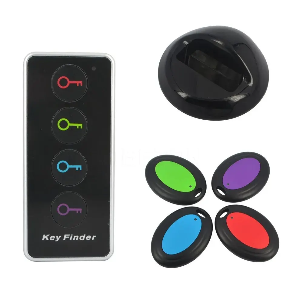 Dispozitiv Anti-Pierdere, 4 Receptoare cu Telecomanda, 120 (dB), Emitator cu Lanterna, Multicolor (7)