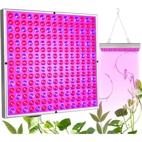 Lampa LED 15W, pentru cresterea plantelor in interior, material ABS, cu agatatoare, 25 x 25 cm, multicolor (6)